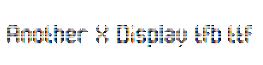 Another X Display TFB字体